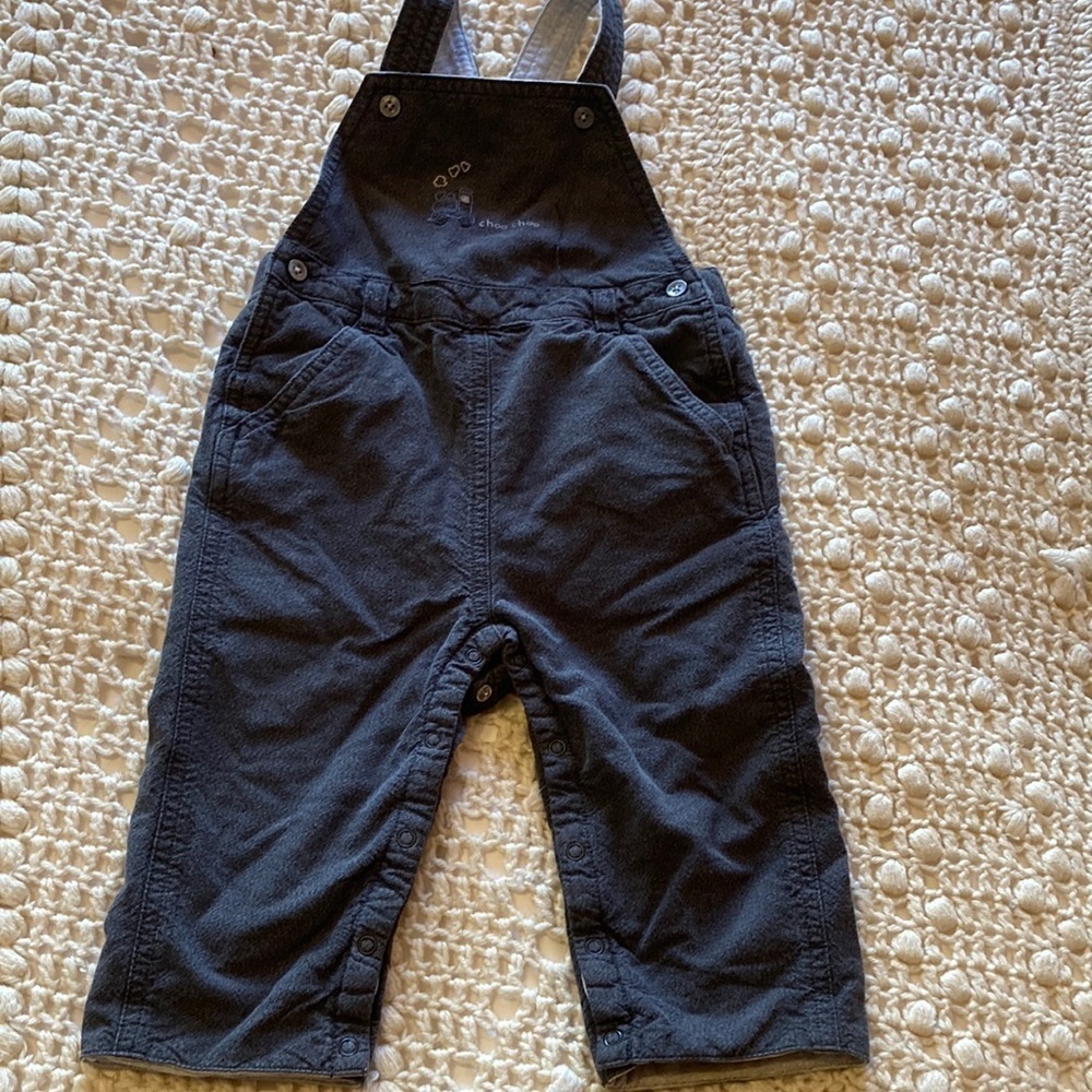 🌈 Gymboree 9-12 M lined overalls with adjustable straps perfect for cold weather